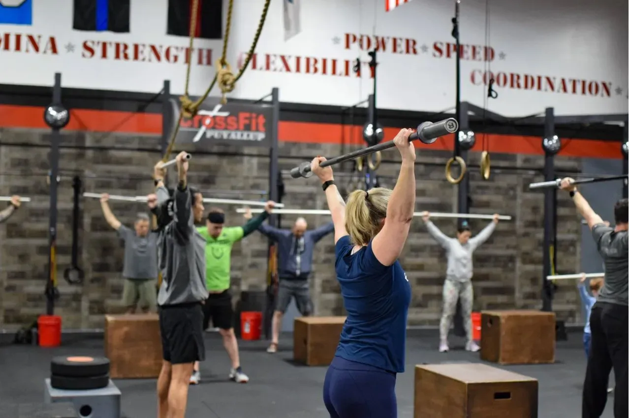 Athletes training at CrossFit Spongers in Tarpon Springs